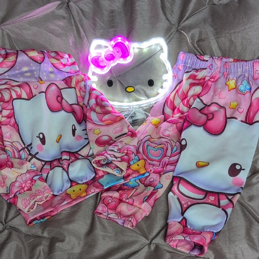Hello Kitty Pink and White Kids Set